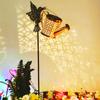 Solar Watering Can Light Metal Hanging Lantern Waterproof Hummingbird Watering Can Light Decorative for Garden Yard Balcony