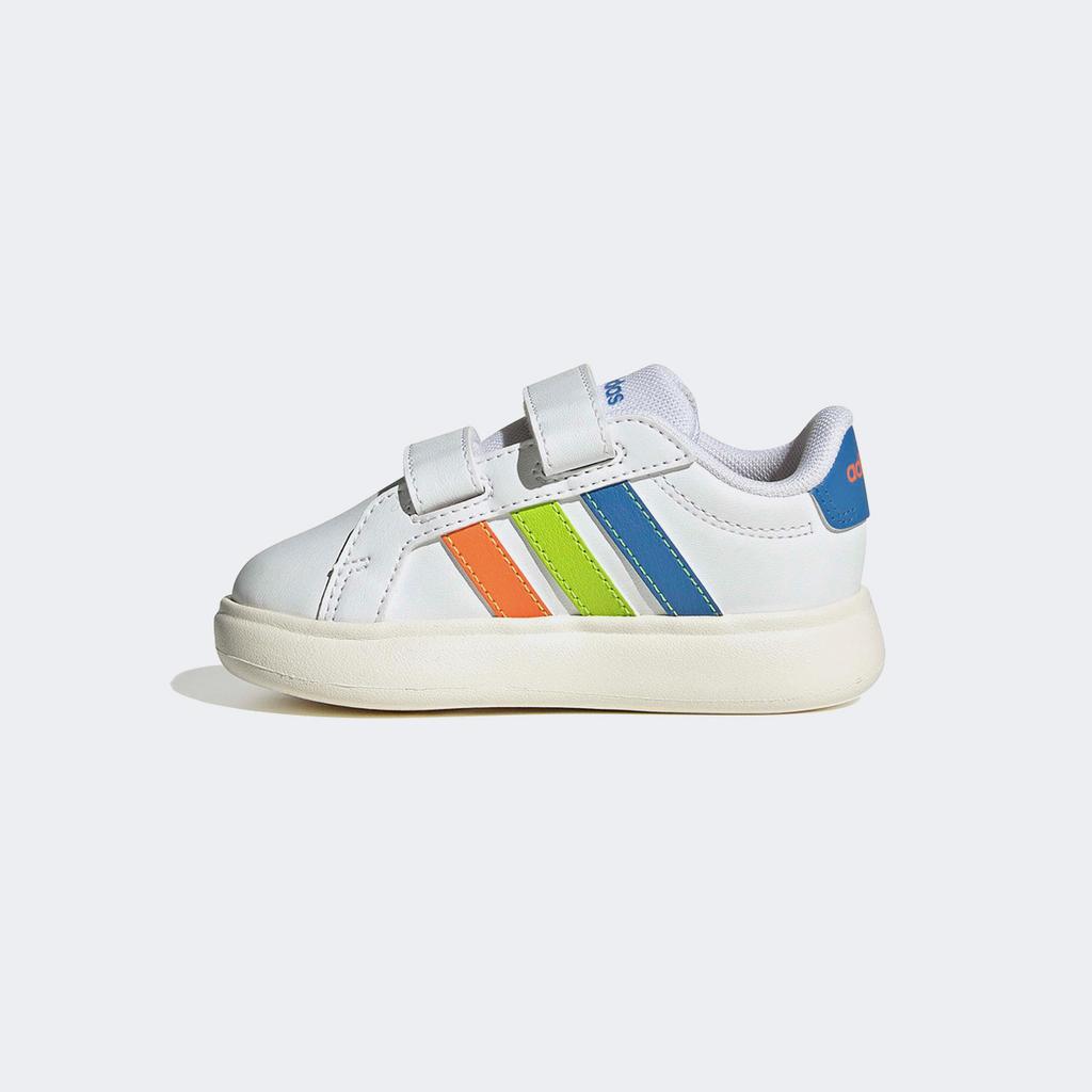 adidas Grand Court 3.0 Bubble Comfort Infant [JP9379-FTWWHT/PUOR/RAYBLU]