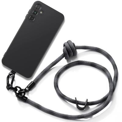 Shockproof Case - BOOLING - for Samsung Galaxy A14 4G-5G - Anti-Scratch - Silicone - Removable Lanyard