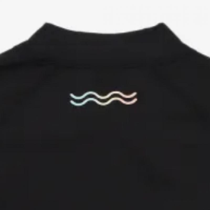 [fila Kids] Aqua Zip Up Rash Guard  Fk2rtf2a02x Blk  q0zFk2rtf2a02xBlk