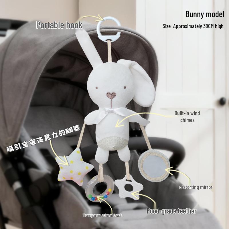 Baby Stroller Mobile: Crib Rattle & Car Seat Soothing Toy