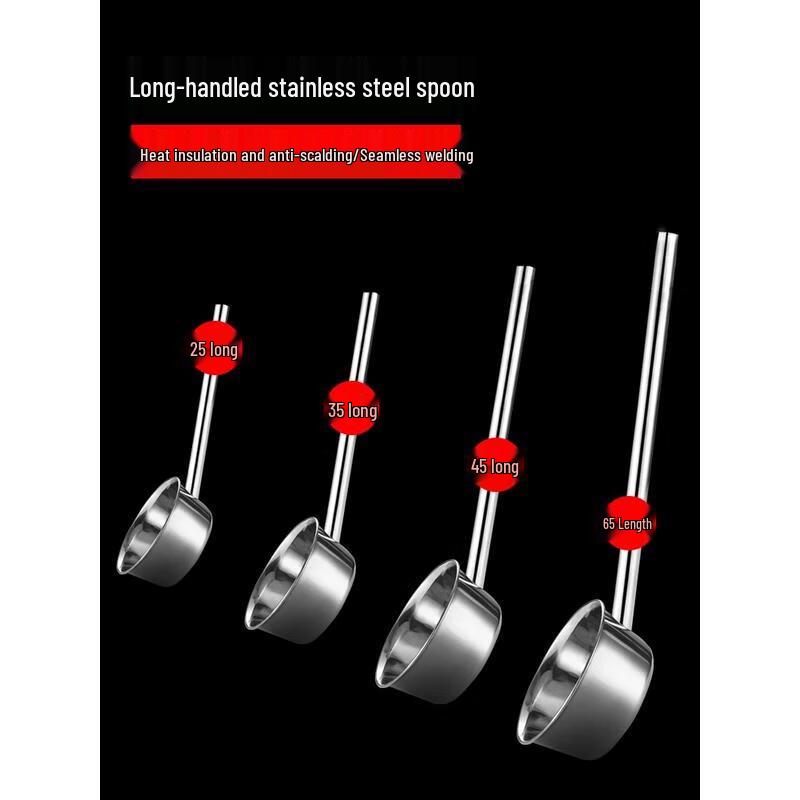 HANDUNYOU Stainless Steel Long Handle Ladle