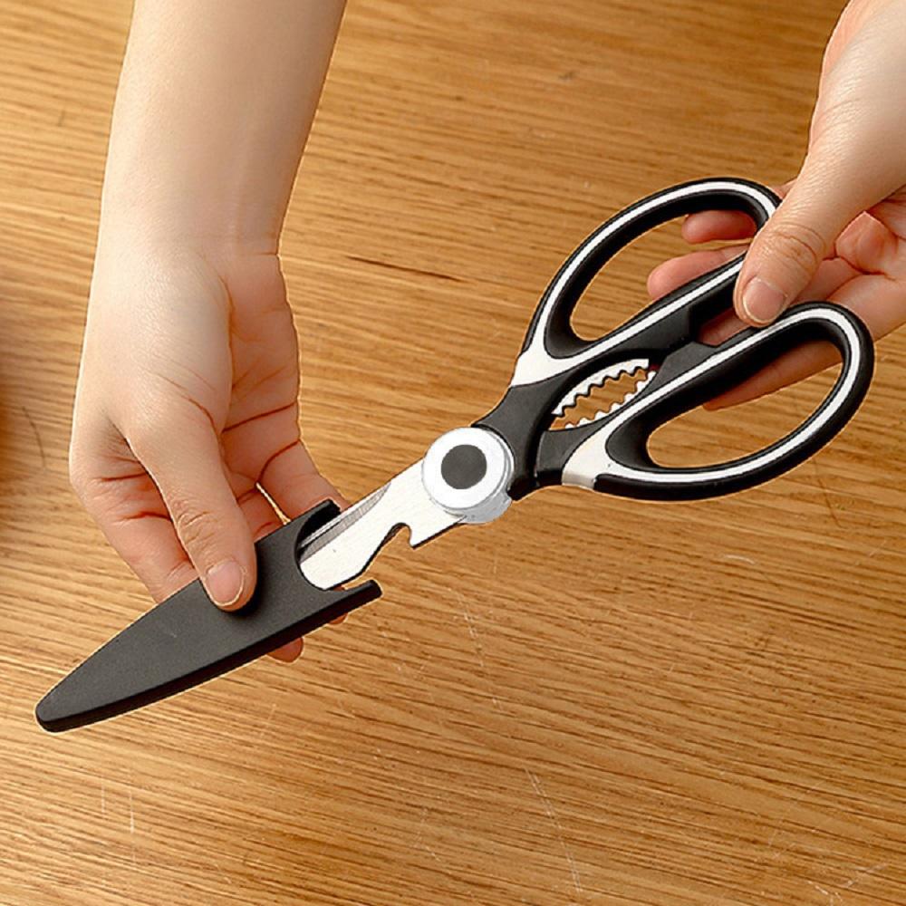 Kitchen Scissors Household Cut Vegetables Roast Broiler Scissors Stainless Steel Scissors