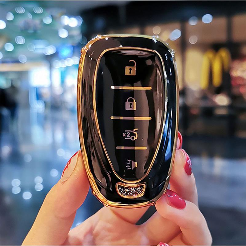 Tpu Remote Car Key Case Cover For Chevrolet Onix Equino Orlando Cruze Spark Sonic Camaro Volt Bolt Trax Malibu Blazer Traverse
