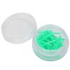 40pcs   box Dental Adaptive Silicone Interdental Wedges Dentist Dental Supply AccessoryGreen