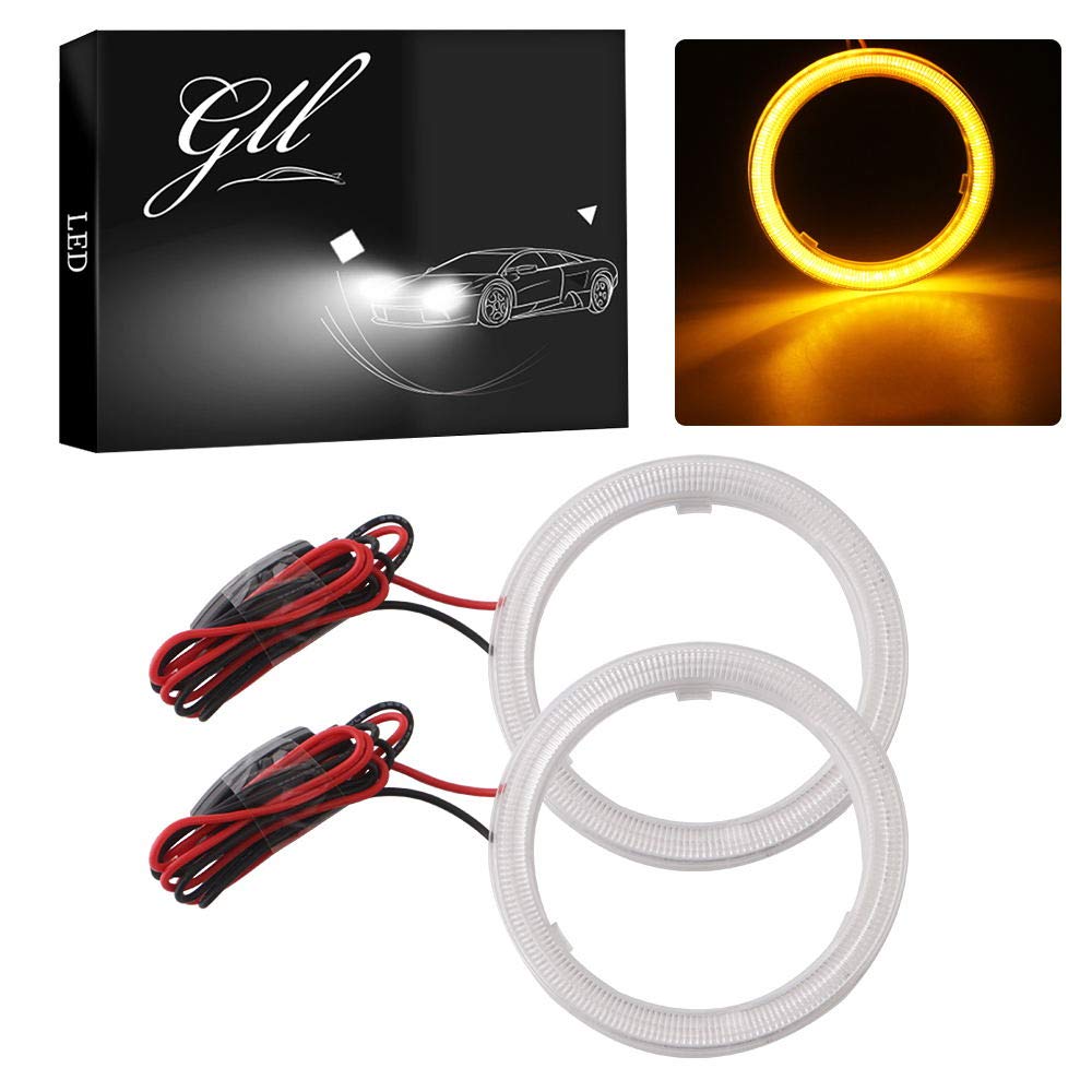 

Grandview COB Squid Ring 70мм Фара Янтарная с Крышкой Балласт Ангельский Глаз для Автомобиля Комплект из 2 шт. (Модернизированная версия) 70MM оранжевый