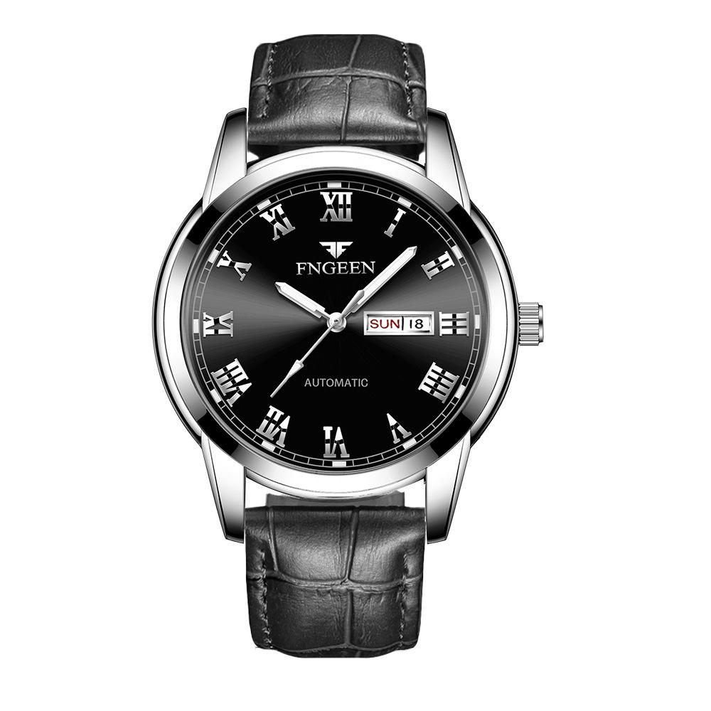 Watch Men s 2019 New Waterproof Sports Fine Steel Belt Luminous Quartz Student Fashion Trend Men s Watch Non-Mechanical