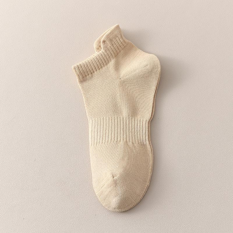 Women's Summer Thin Cotton Mesh Breathable Ear Lifting Sweat Absorbing Antibacterial Socks