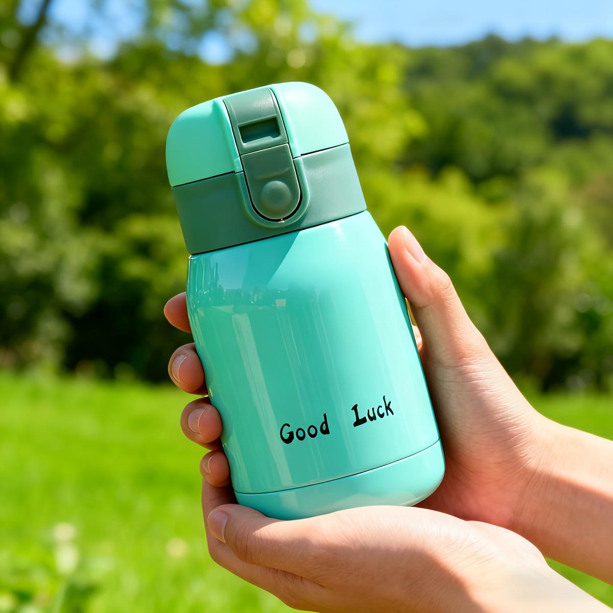 

70Oz Sports Water Bottle - Portable Insulated Cold-Keeping, Bounce Lid, Outdoor Travel Mug For Kids Good Gift Nice Decor 101-200ml