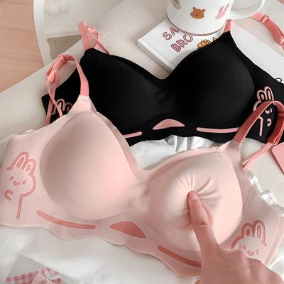 Sujetadores bonitos para niñas, sujetador de realce sin seguimiento, ropa activa, ropa interior Sexy para mujeres, sujetador inalámbrico, Tops Y2K para niñas, sujetadores interiores