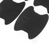 4pcs Door Handle Bowl Cover Trim Carbon    or Anti Scratch Stickers for Car Truck  (Black )