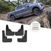 Set of Black ABS Mud Flaps for Ford F-150 Lightning