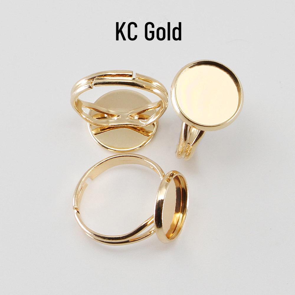 

Набор вогнутых лотков для колец в стиле ретро, внутренний диаметр 8-25 мм, лотки для самоцветов своими руками, упаковка из 10 штук 8mm, 10 pieces