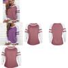 Usa Women Ladies Long Sleeve Casual Tops Shirt Fashion Crew Neck Blouse With Stylish New Design