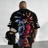 Anime Dragon Ball Son Goku Super Saiyan O-neck Cotton Manga Graphic Print T-shirt Men Women Streetwear Harajuku Fashion Loose Casual Oversized Top