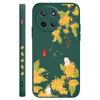 Osmanthus Rabbit Phone Case For OPPO Realme 12 11 10 9 9i 8 8i 7 Pro Plus C35 C21Y C25Y C25 4G 5G Liquid Silicone Cover