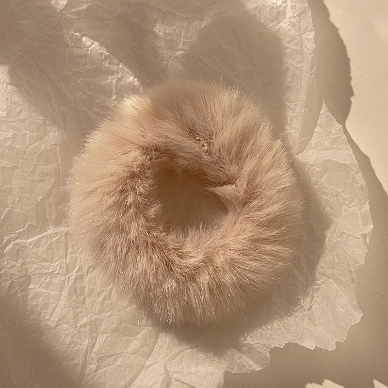 

Новая мягкая плюшевая веревка для волос корейская толстая эластичная повязка для волос в виде медведя плетение аксессуары для волос конский хвост резинки для волос