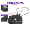 For Mitsubishi L200 Triton 05-15 Pajero Sport 08-17, Car Side Mirror, Left and Right Mirror Glass, Heated Plate LH RH
