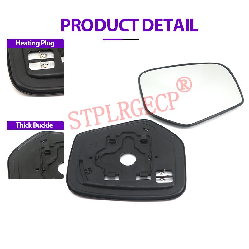 For Mitsubishi L200 Triton 05-15 Pajero Sport 08-17, Car Side Mirror, Left and Right Mirror Glass, Heated Plate LH RH