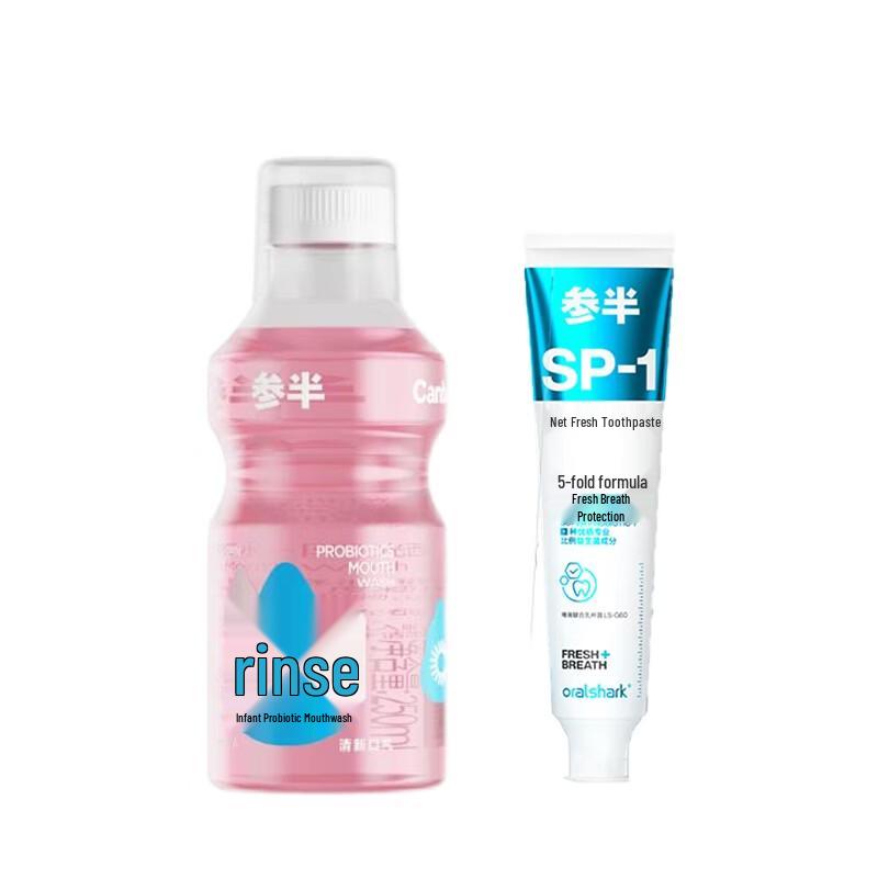 

Sempun Probiotic Mouthwash & Oralshark Toothpaste Set