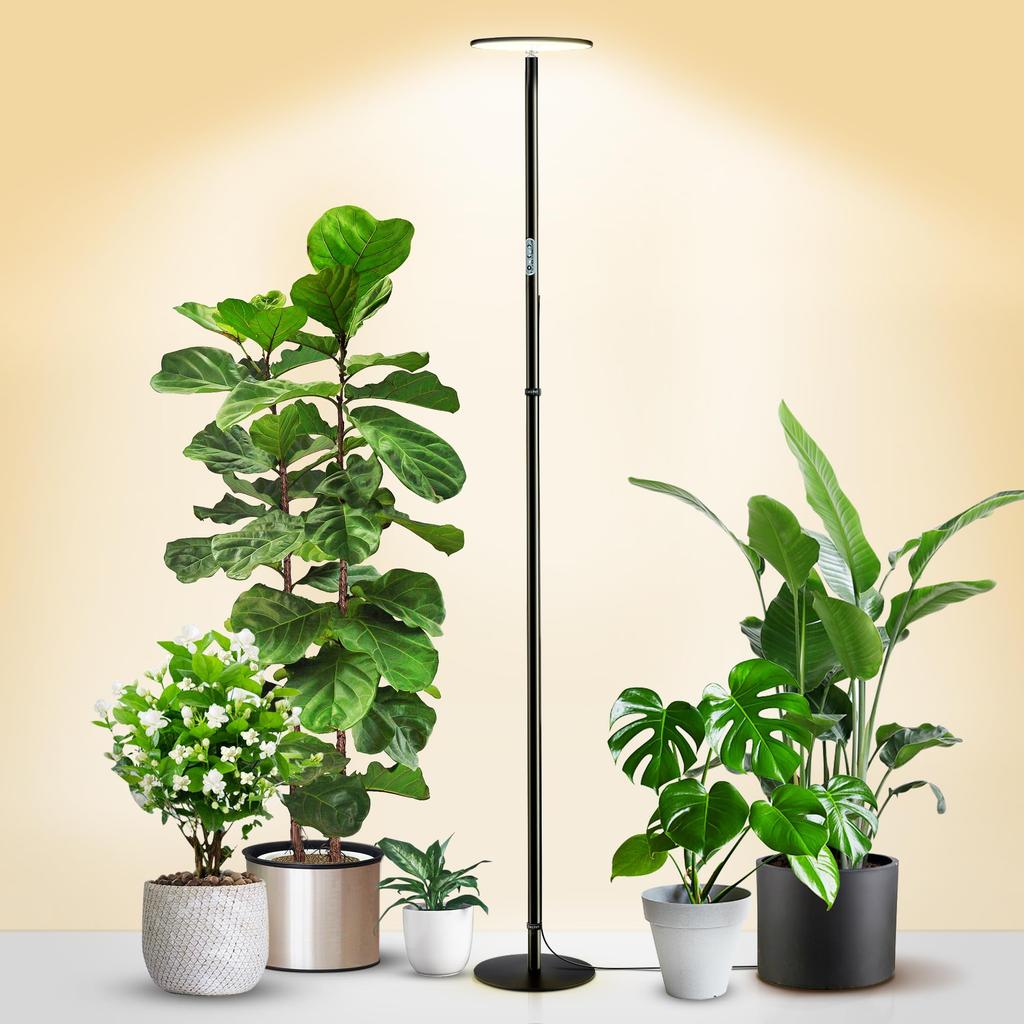 Chiphy LED Plant Grow Light, Adjustable Height 175cm for Indoor Plants, Suitable for Indoor Gardening, Aquatic Plants, and LargeSmall Plants