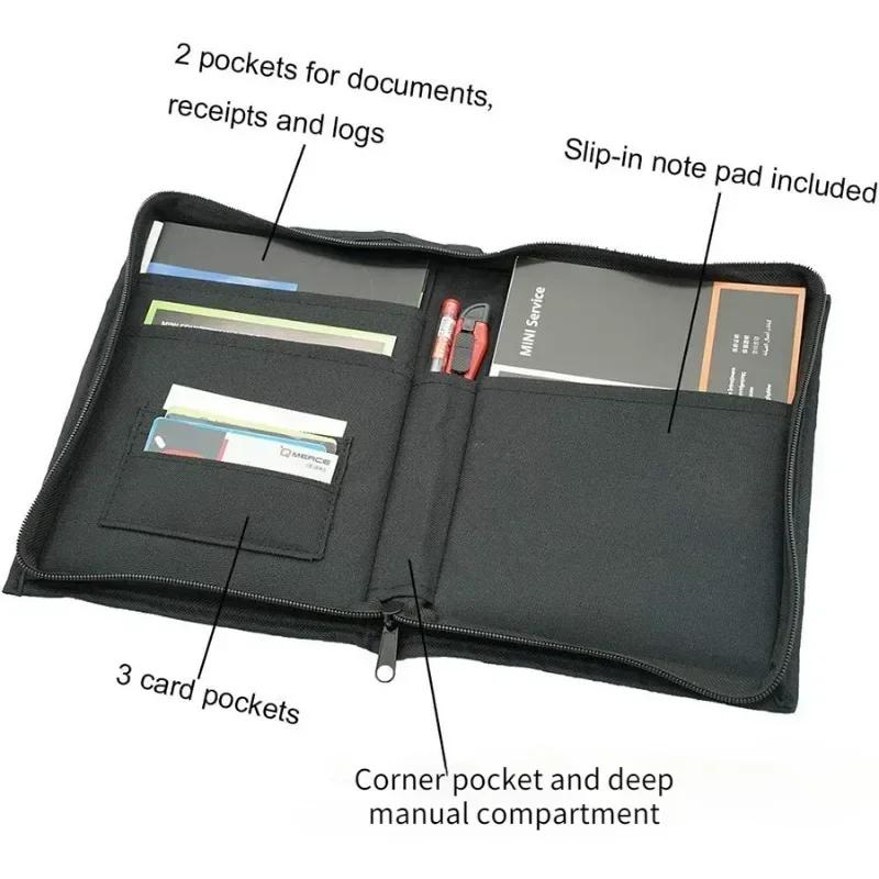 Car Interior Stowing Tidying Bag Large Capacity Fuel Card Registration Card Document Data Storage Bag Interior Storage Products