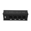 4 Channel XLR Sound Ethernet Converter Network Cable Converter Stage Light Adapter Passive Operation No Signal Loss EMI
