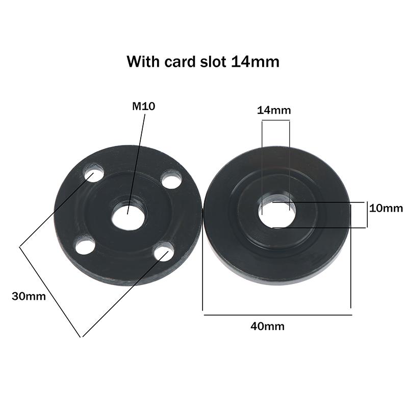 1 Paar Winkelschleifer Metall-Druckplatte Innen-Außenflansch Mutter Gewinde Ersatzwerkzeuge für 20 mm 22 mm Bohrung Trennscheiben