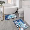 Ocean Sailing Welcome Door Mat - Non-Slip, Water Absorbent Bathroom Mat, Kitchen and Bedroom Rug, Home Decor
