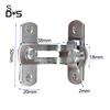 DYS TOOL SHOP Ανοξείδωτοι Μάνταλοι Ασφάλισης 90 Μοιρών Κλειδαριά Αλυσίδας Συρόμενης Πόρτας Εργαλείο Ασφαλείας