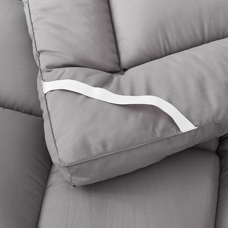 3D Down Feather Lambswool Soft Mattress Pad for Single Double Dormitory KTY
