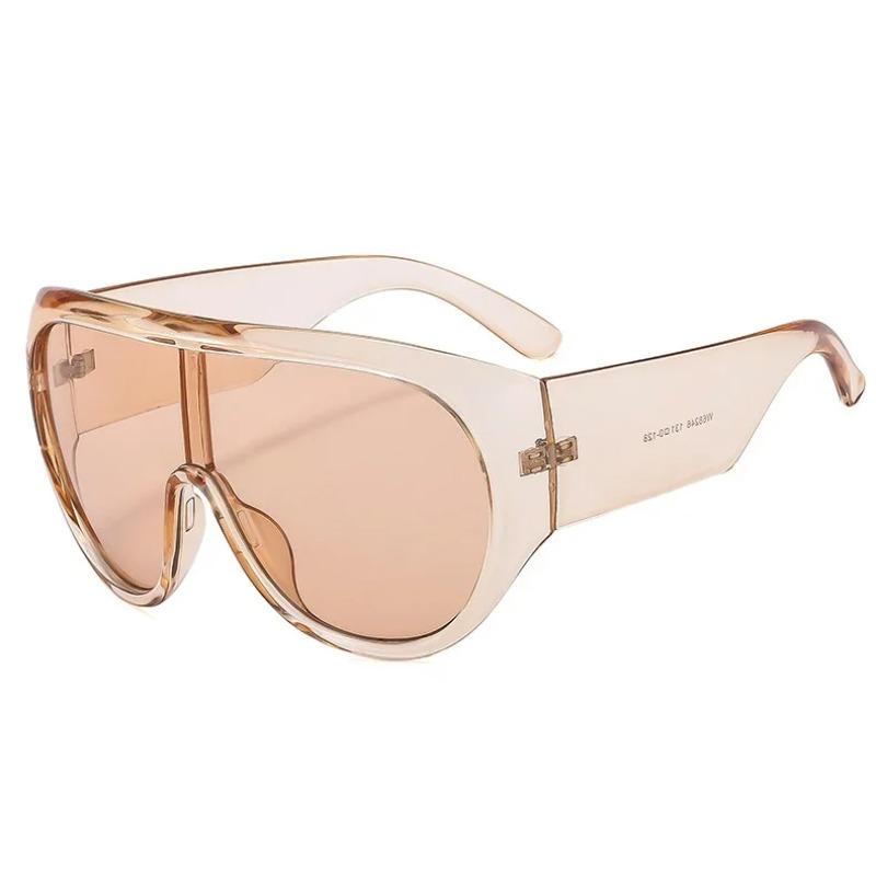 New Oversized Frame Sports Sunglasses Trendy Men's And Women's Personalized Sunglasses Outdoor Cycling Sun Protection Glasses