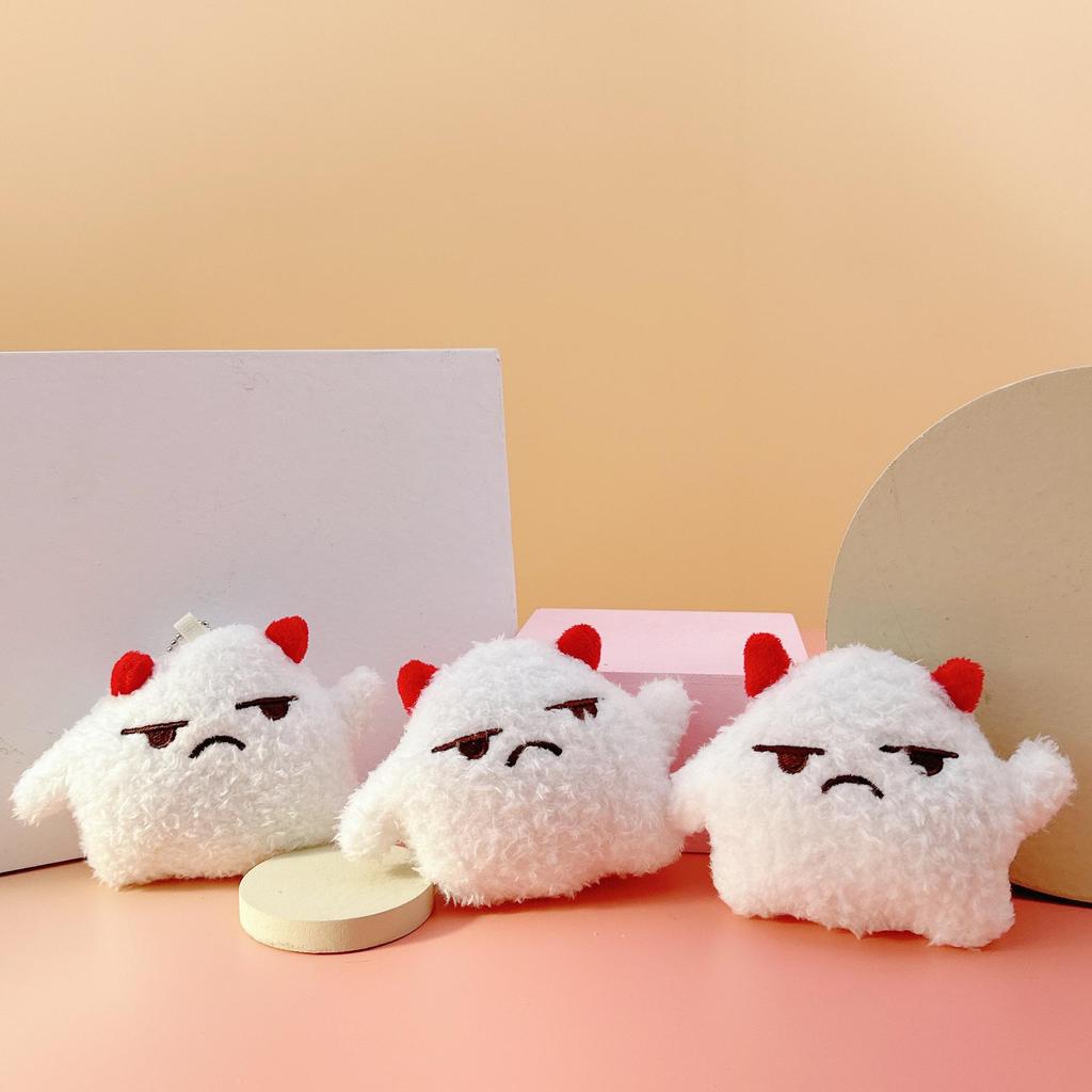 Yeti Pendant Plush Backpack Keychain - Little Monster Doll Style for Women