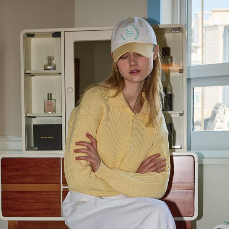 Allincomplete Round Logo Ballcap   White Block