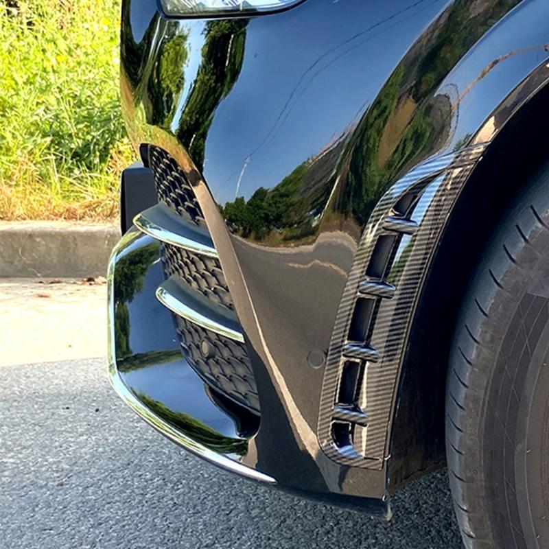 1 Pair Front Bumper Air Intake Accent Set, ABS Trim with Open-Section Detailing for W167 Both Corresponding Sides