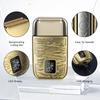 Electric Shaver for Men Retro Metal Body with Digital Display 3-Speed Acceleration and Bald Head Whitener