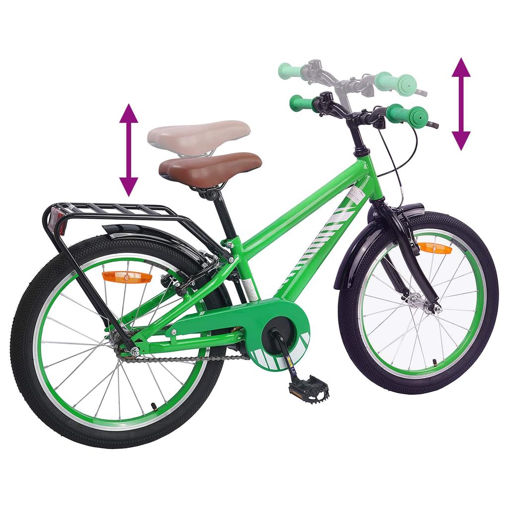 Kids Bike 20 Inch for Ages 6 11 Green