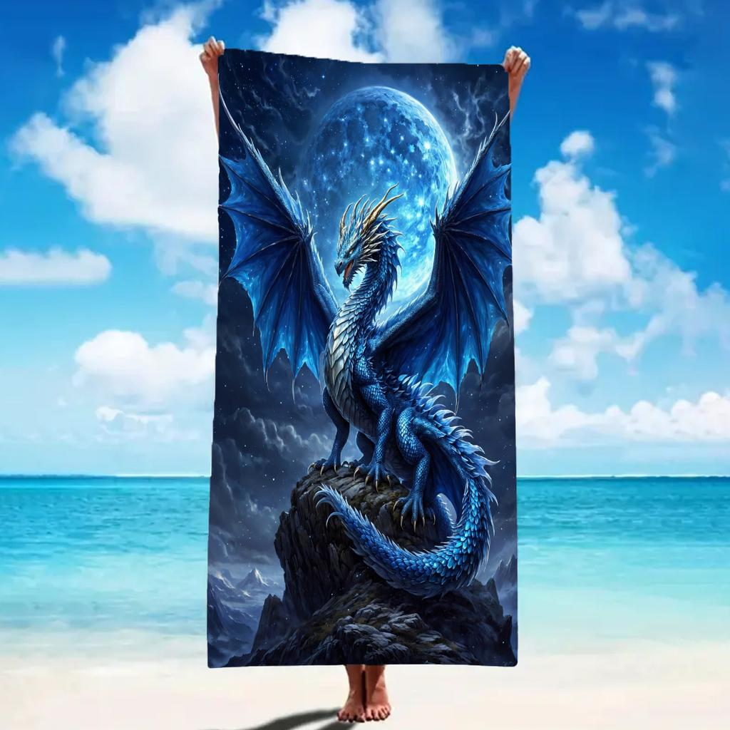 Strandlakens met Coole Prints , Zachte handdoeken geschikt voor reizen, zwembaden, vakanties en stranddagen.