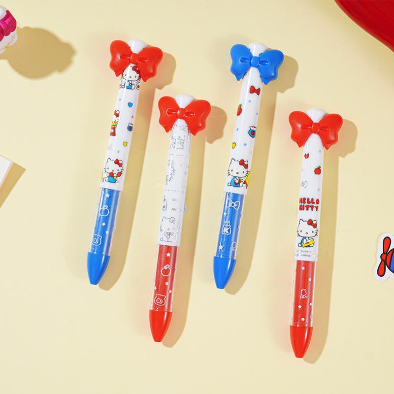 Hello Kitty Dual-Color Click Marker Pen for Students