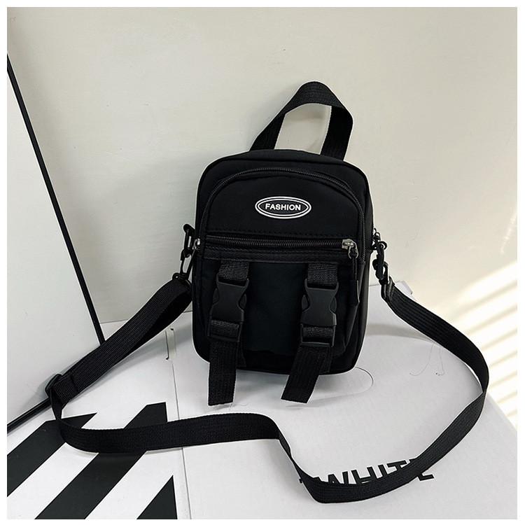 

Стильная японская пара нейлоновая парусиновая сумка кроссбоди черного, бежевого или синего цвета для любителей моды чёрный