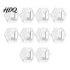 Hexagon Shape Hooks Hexagonal Self Adhesive Hooks Water Ripple Pattern Design Waterproof