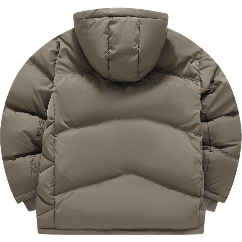 FILA Fusioneer 1911 Warm Fashion Loose Hooded Puffer Jacket Unisex outerwear Sand-Brown T11U343901F-BN