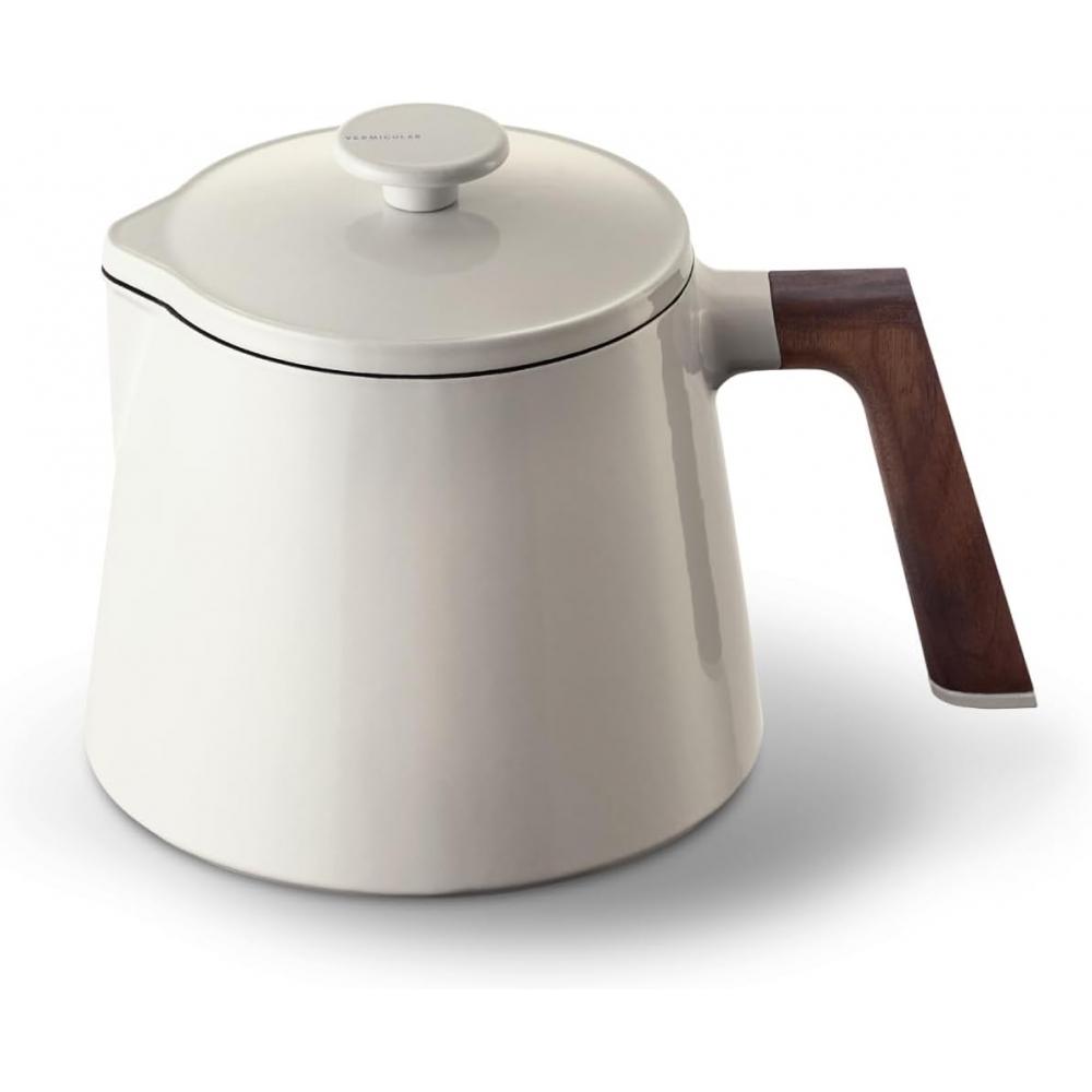 Vermicular Sea Salt White Soup Pot Multi Use Cast Iron Enamel Sp01