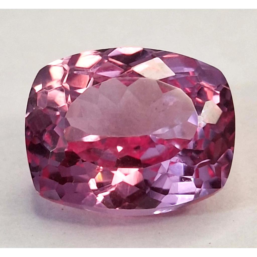 Fabulous Pink Morganite Natural Cushion Cut 10-12 Ct Certified Loose Gemstone