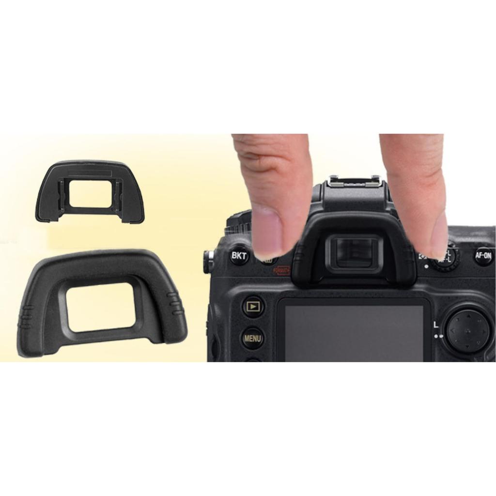 Set of 2 Nikon Compatible Eyepiece Eyecups Ideal As a Compatible with Nikon [ORGLA] DK-21 - Spare. D750, D610, D600, D7000, D90, D80, D70s, D200.