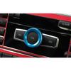 Car Console 2016- Volume Switch Button Cover Blue Aluminum For Benz GLS GLE