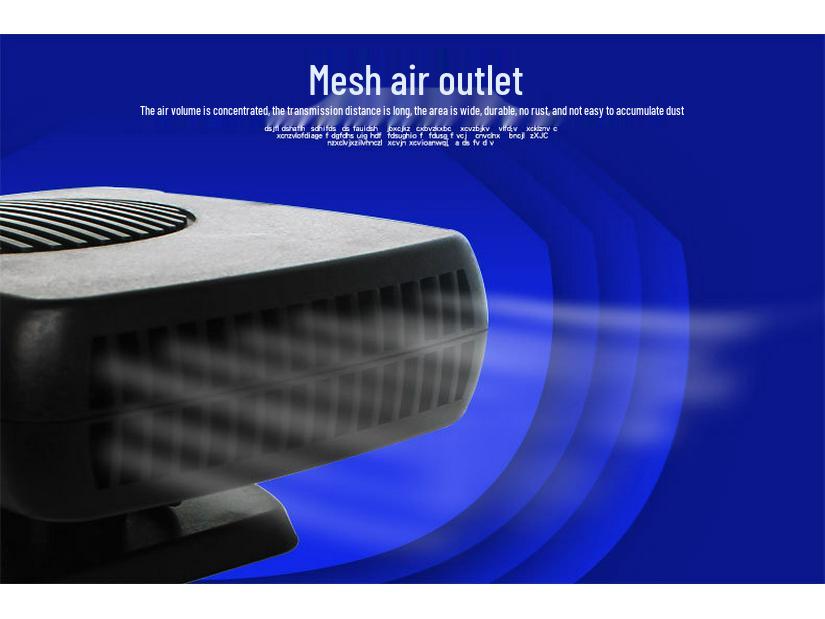 12V Electric Car Heater & Windshield Defroster - Hot & Cold Air Blower