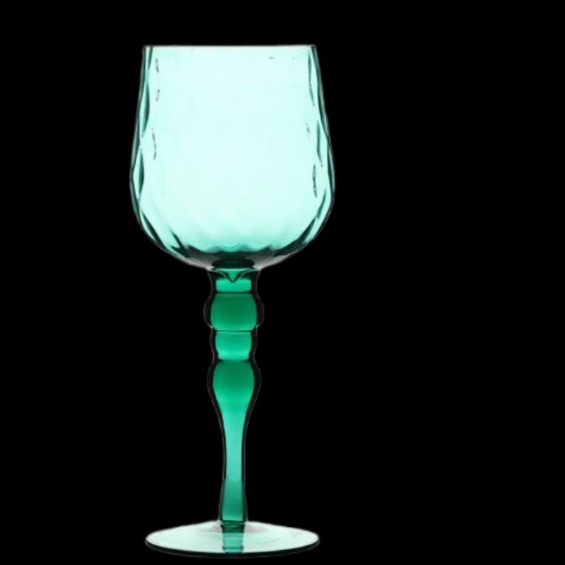 Shangqi Vintage Vertical Stripe Red Wine Glass