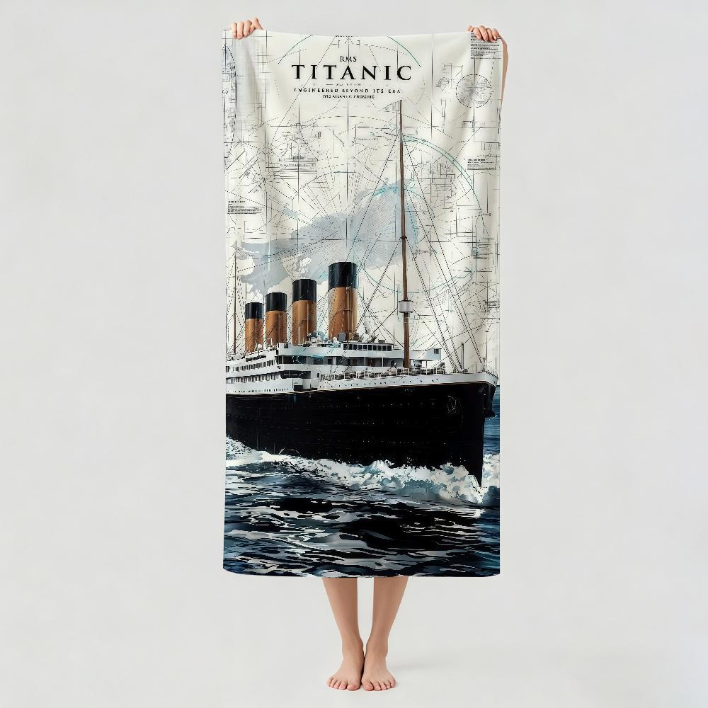 Love movie T-TITANIC Towel Drying Bath Towel Applicable To Light Swimming Camping Yoga Beach Out
