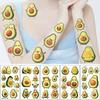 New Cartoon Avocado Series Tattoo Stickers Waterproof Party Gift Funny Face Stickers